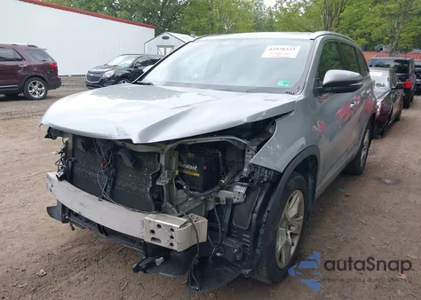 2015 Toyota Highlander Limited V6 из США, поврежденный, VIN 5TDDKRFH7FS080304